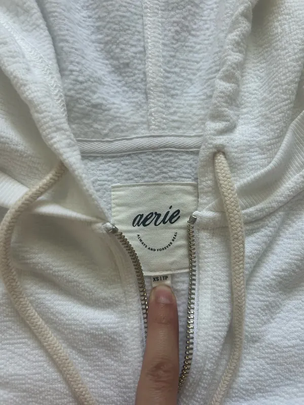 Aerie Quarter-Zip Pullover Hoodie - Image 2