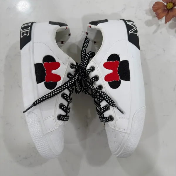 Disney White and Black Kids Sneakers - Image 2