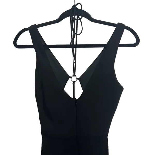 NEW NWT Bec + Bridge Adele Ring Embellished Cutout Maxi Dress Black - Image 9