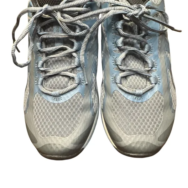 Merrell Shoes Womens Size 9.5 Gray Blue Mesh‎ Vibram Trail Sneakers J034434W - Image 2