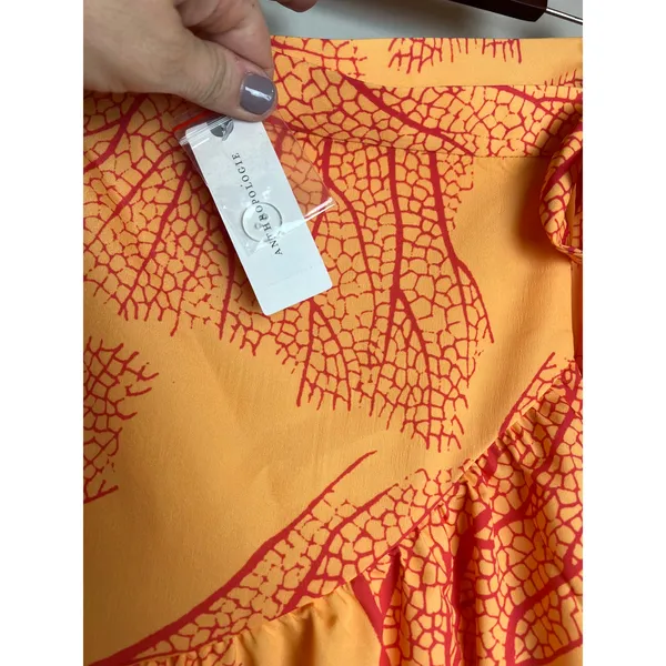 NWT Anthropologie Hutch Printed Wrap Maxi Skirt Sz. M - Image 6