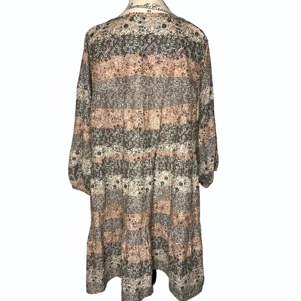 Natural Life Tiered Cotton Boho Hippie Dress Large‎ Lightweight Sustainable NWOT - Image 4