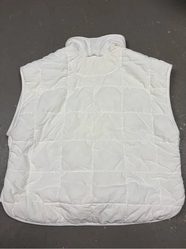 FP Movement Free People In A Bubble Quilted Puffer Vest White Womens Large - Image 6