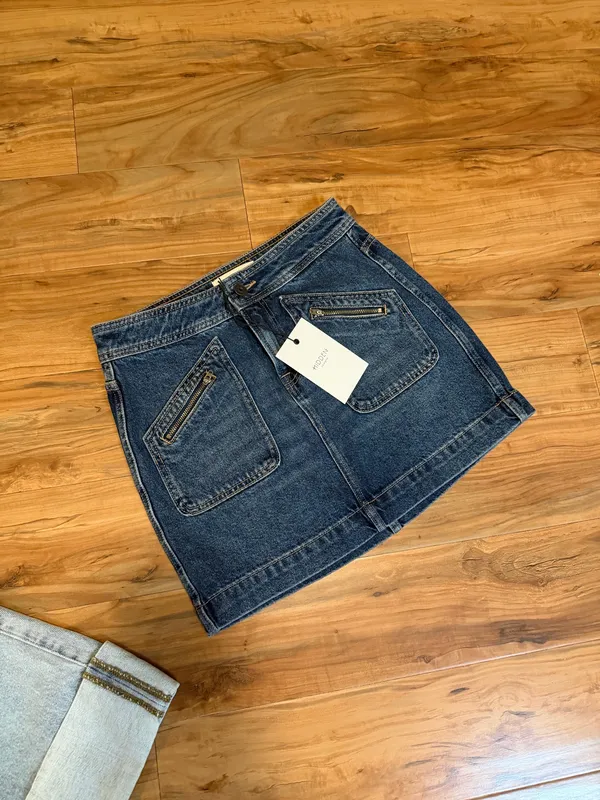 These Three Boutique denim mini skirt  - Image 4