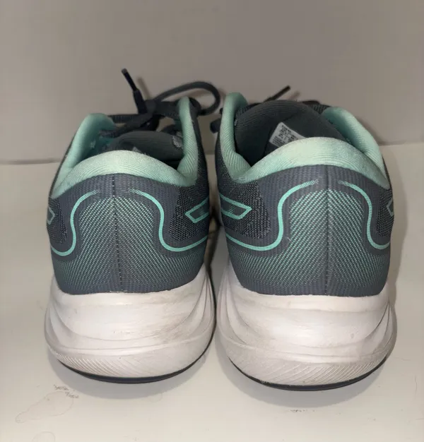 ASICS Women's Gel-Excite 9 running sneakers in the "Sheet Rock / Oasis Green" colorway - Image 3