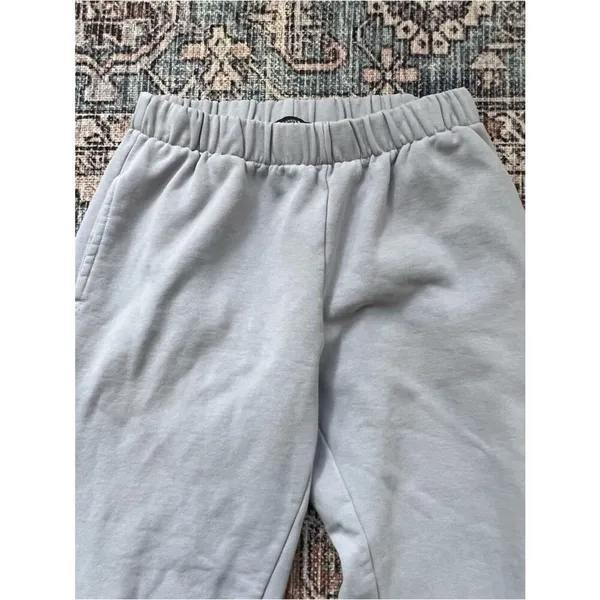 Brandy Melville Rosa Sweatpants‎ Pale Blue One Size Small - Image 9