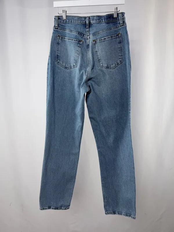 Abercrombie & Fitch The 90's Straight Ultra High Rise Curve Love Jeans Size 29‎ - Image 3