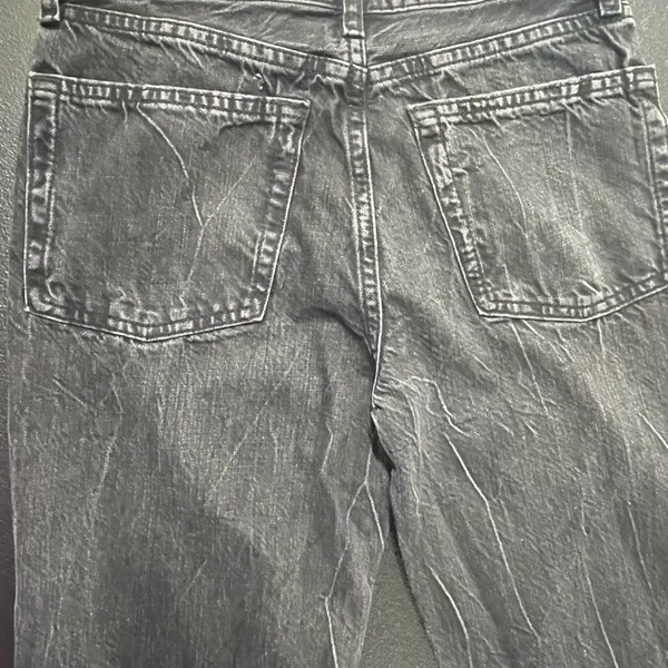 Zara Charcoal Denim Jeans NWOT - Image 6