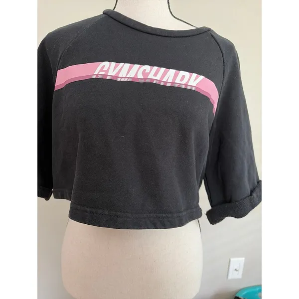Gymshark dash boxy crop top sweatshirt - Image 3