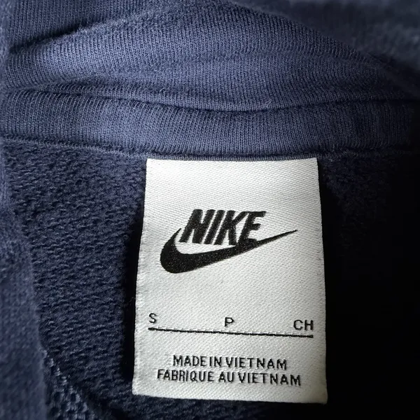 Nike Sportswear Club Hoodie Pullover Navy Casual Womens S Activewear Sportswear - Image 2
