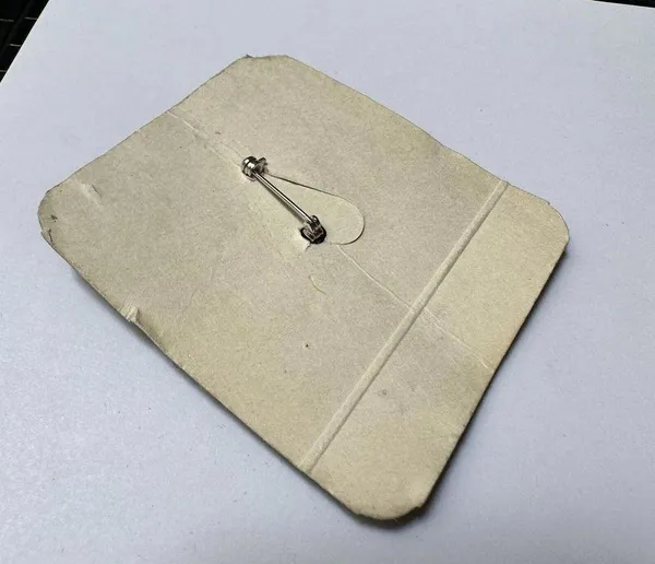 Sarah Coventry Letter Initial A Silver Tone Brooch Pin Signed - Image 7