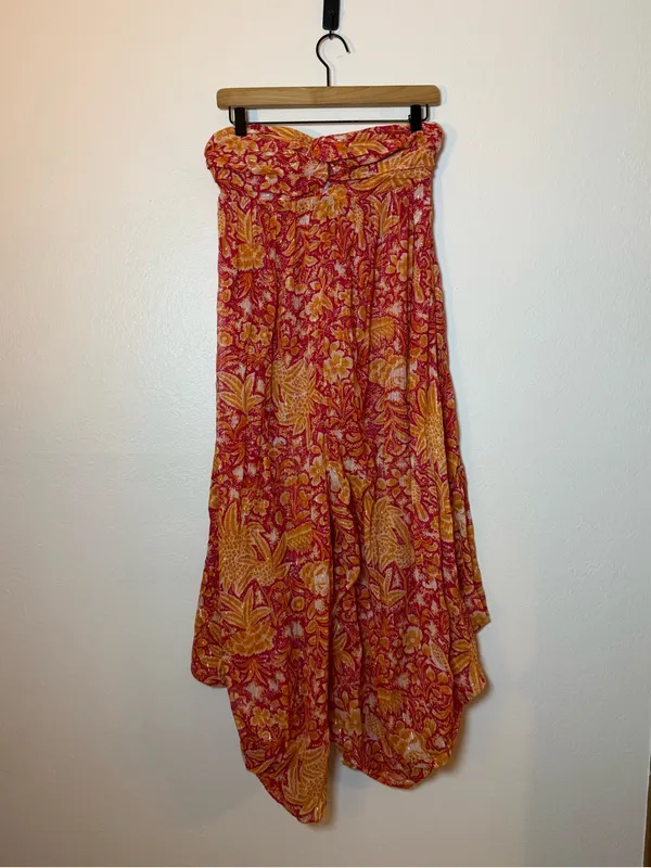 Anthropologie Harem Strapless‎ Jumpsuit - Image 2