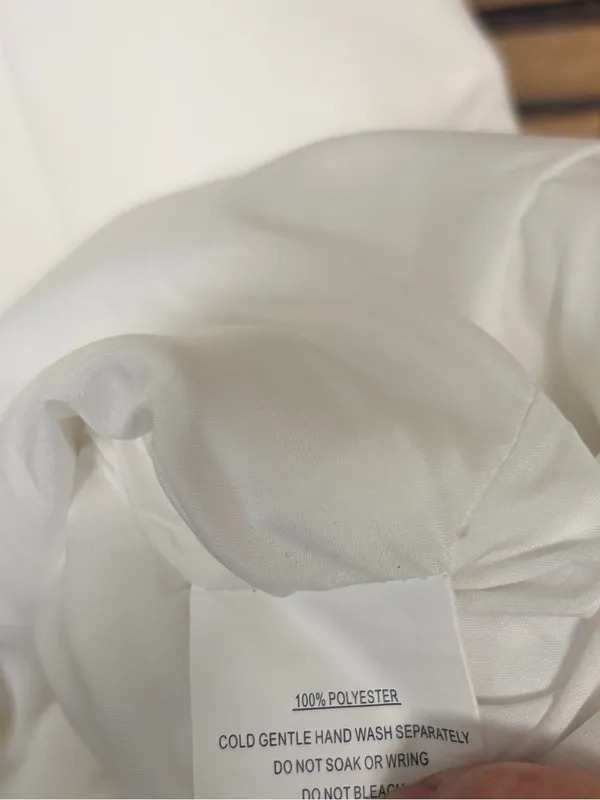 Angel biba white dress size large - Image 10