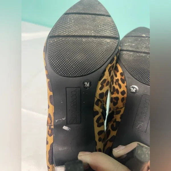 Style & Co‎ Leopard print bootie size 7M - Image 7