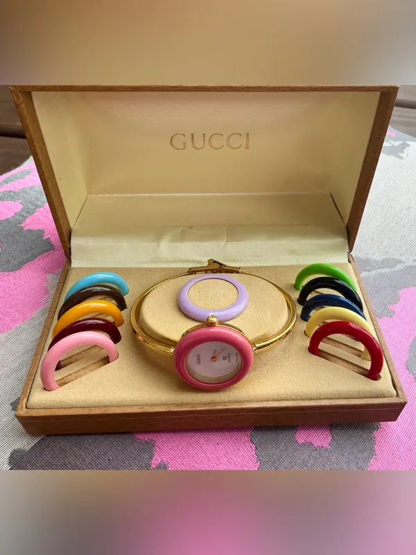 Dressy GUCCI interchangeable bezel watch set ❤️‍🔥❤️‍🔥❤️‍🔥 - Image 13