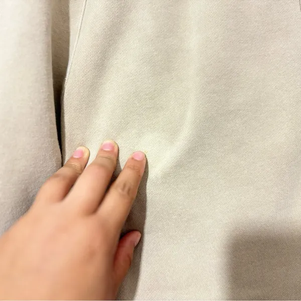 TNA Aritzia Cozy Fleece Boyfriend Sweatpants XS Tan Khaki Joggers - Image 11