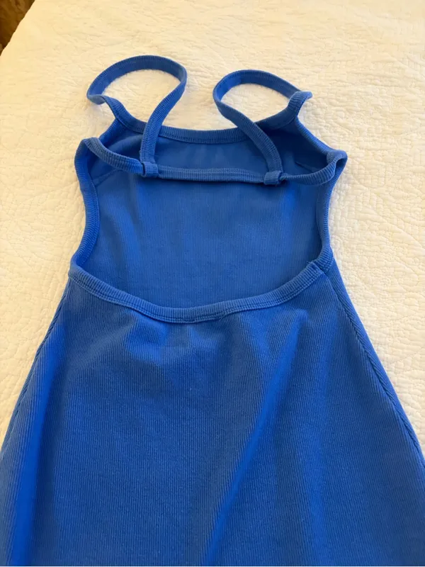 Princess Polly Electric Blue Cut-Out Mini Dress - Image 3