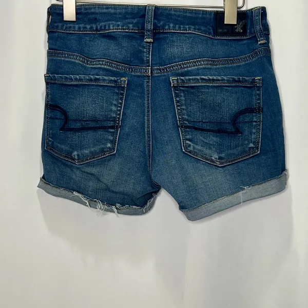 American Eagle Super Stretch High Rise Shortie Shorts - Image 3