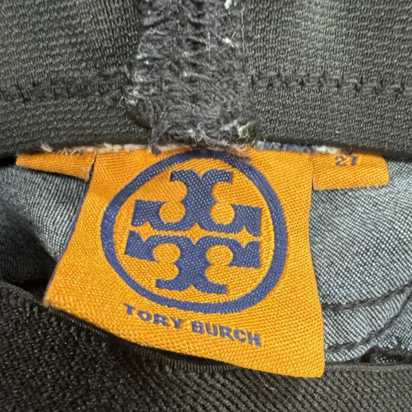 Tory Burch Denim Leggings Women’s 27 Dark Wash Pull-On Skinny Jeans EUC - Image 9