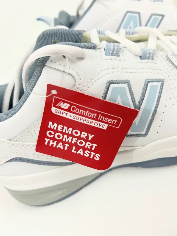 New Balance WX608v5 Sneakers White and Light Blue - Image 10