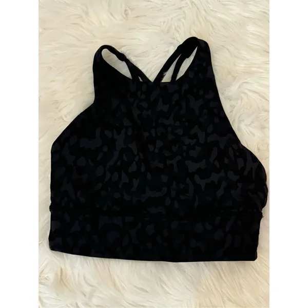 Lululemon Energy Bra High Neck Long Line *Medium Support B-D 4 - Image 4
