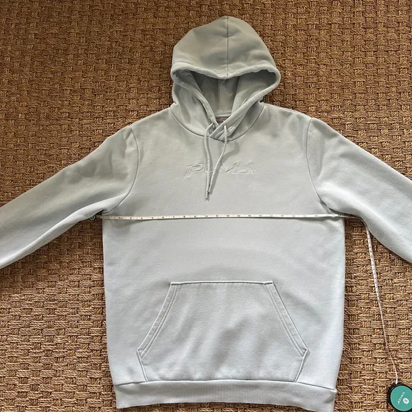 Puma Men’s Medium Hoodie Light Blue - Image 5