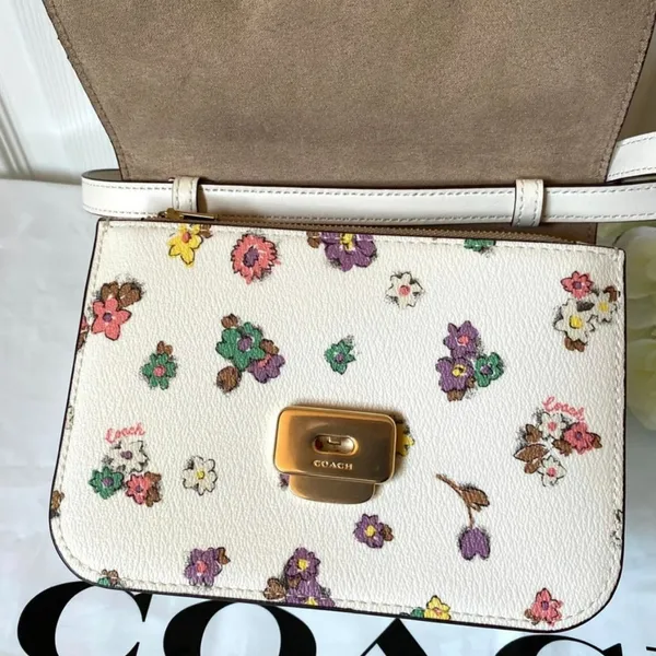 coach Mini Brynn Crossbody With Spaced Floral Field Print c9958 - Image 7