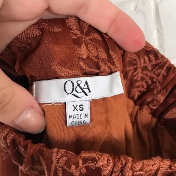Q&A NWT Lace Ruffle Dainty Girly Mini Skirt - Image 6