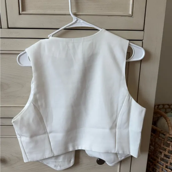 Princess Polly White Vest Top - Image 2