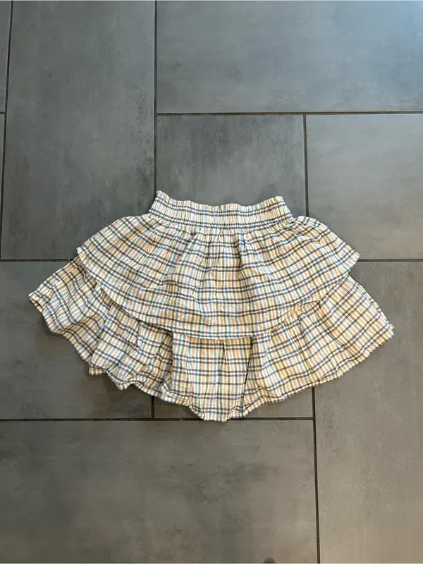 Aerie Rock N Ruffle Plaid Tiered Skirt - Image 3