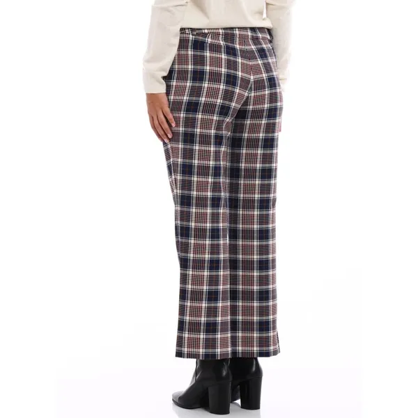 Tory Burch Garrett Tartan Plaid Trousers Women's Size 8 Tailored‎ - Image 11