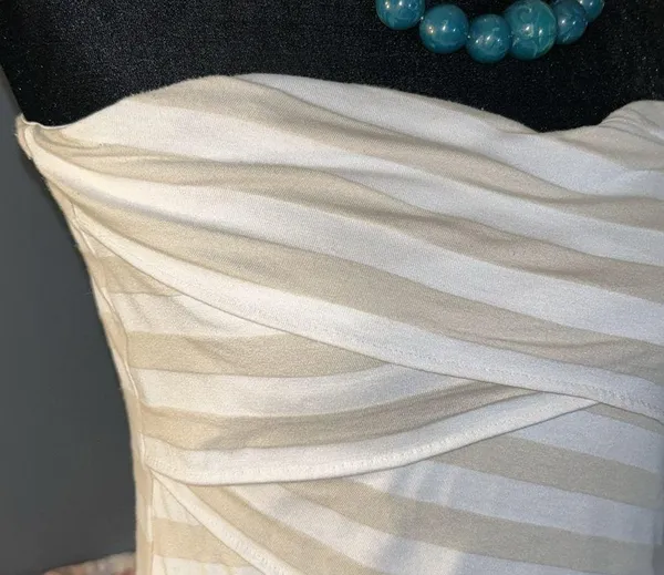 White House Black Market Size M Bandage Style Tube Top - Image 7