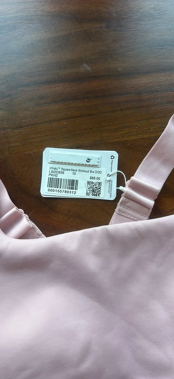Light Pink Lululemon sports bra - Image 2