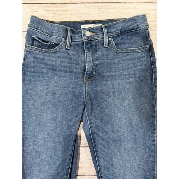 Levis Jeans Women's 311 Shaping Skinny Medium Wash Blue Denim Stretch Casual 28 - Image 3