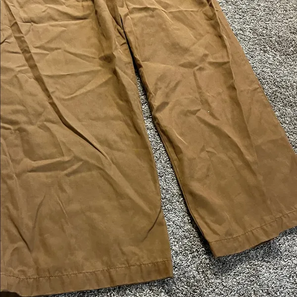 Madewell Women’s Brown Harlow Wide Leg‎ Trousers Size 6 - Image 4