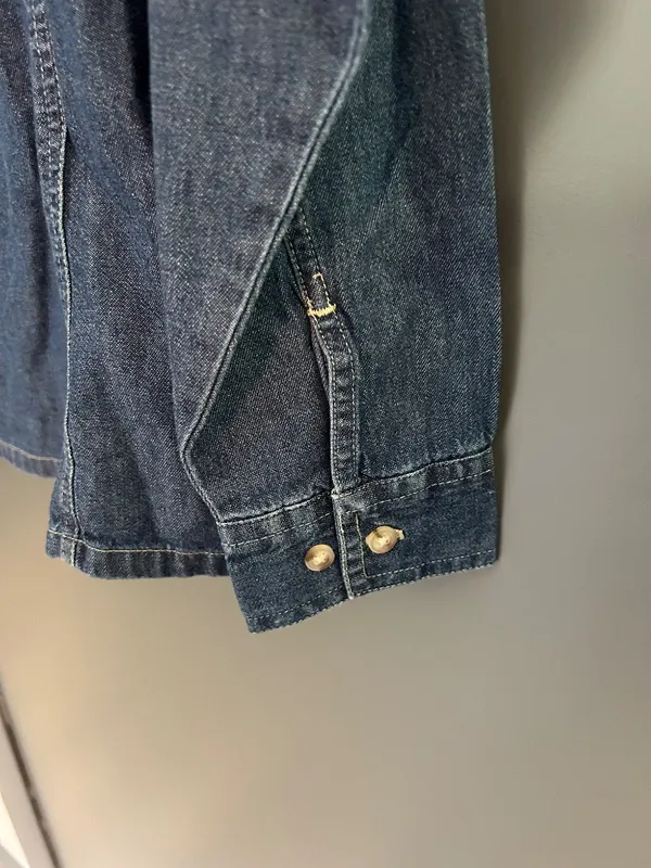 127 Brand new men's denim button down shirt - Image 3