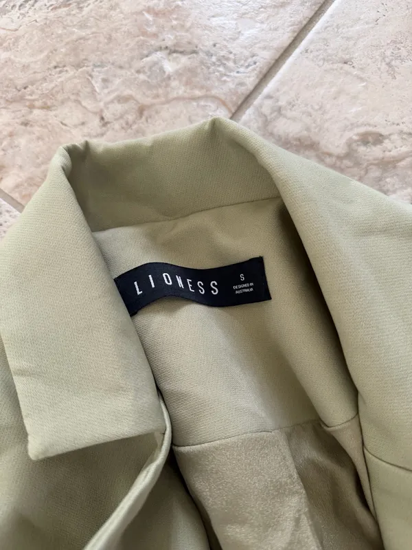 Lioness Sage Green Blazer Dress - Image 3