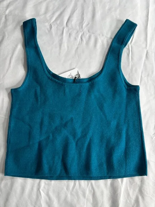 Blue crop top Size M - Image 2