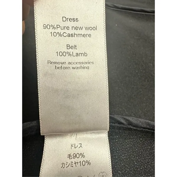 CELINE Paris Modele Depose Wool 90% , Cashmere 10% Midi Skirt Size: EU 40, US M - Image 8