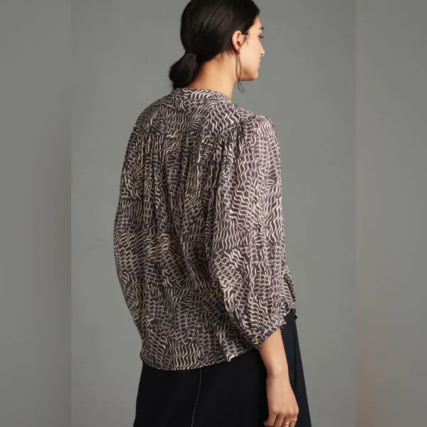 Anthropologie Sydney Dolman‎ Sleeve Blouse size small - Image 2