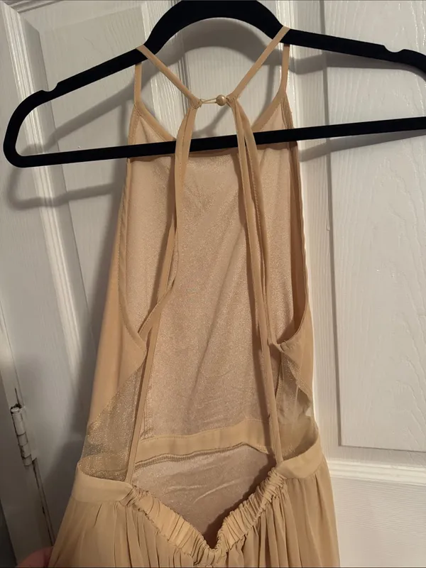 SHEIN Halter Maxi Dress in Beige Cream Tone - Image 5