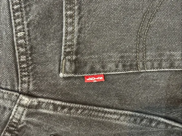 Levi’s Premium Baggy Dad Jeans 26 Boot Barn Black Big E $128 - Image 6