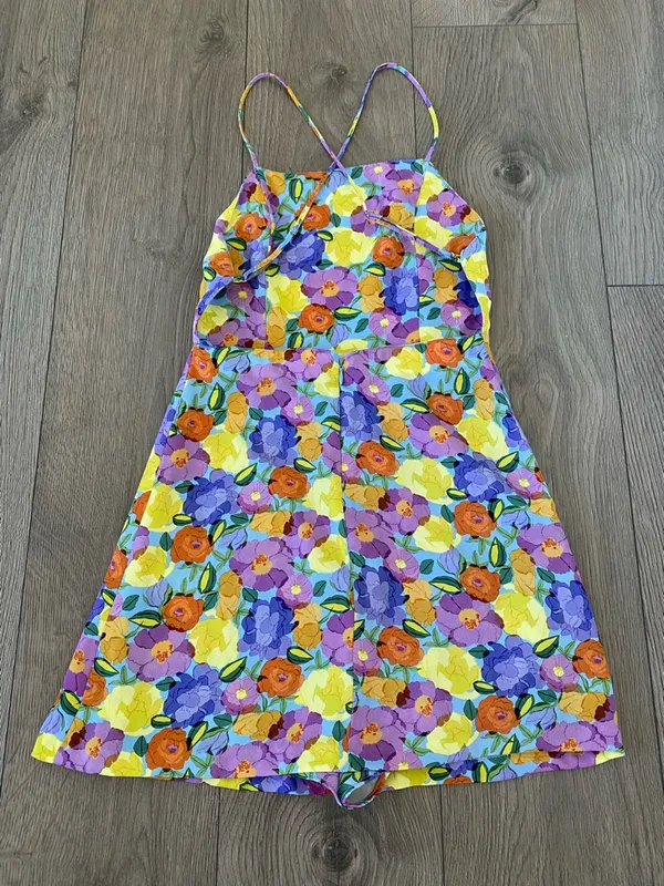 Zara Floral Romper - Image 4