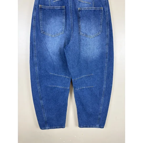 Baggy Jeans Women’s Size 4 Blue Medium Wash Barrel Y2K Grunge 80s 90s VTG - Image 9