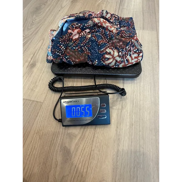 Madewell Boho Floral Ruffle Navy Dress Size XL - Image 12