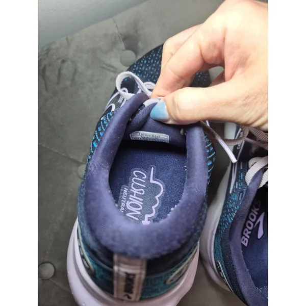 Brooks Glycerin 20 Women's Running Shoes - Navy with Teal Accents Sneakers 8.5 - Image 8