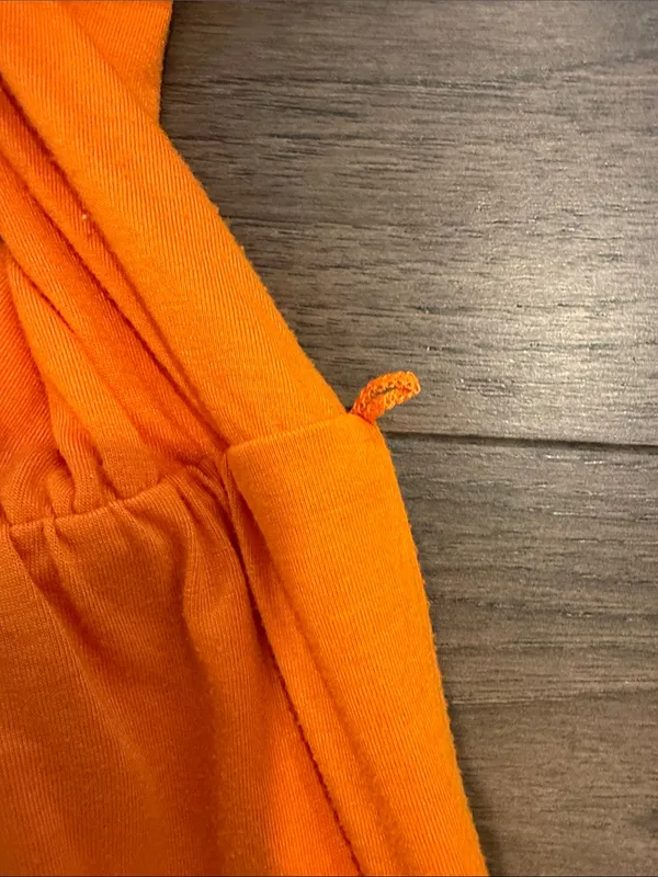 Women’s Orange Ruffle Maxi Dress Size XL - C15-022 - Image 4