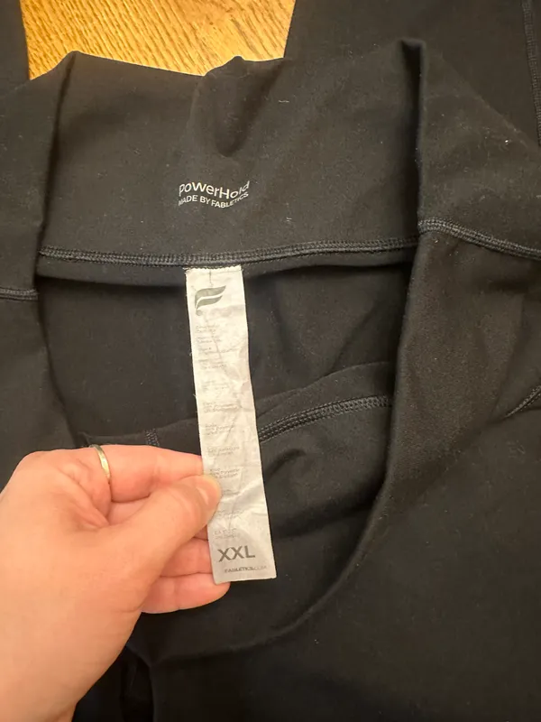 Fabletics PowerHold Black Leggings - Image 2