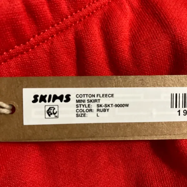 SKIMS Cotton Fleece Skirt - Image 6