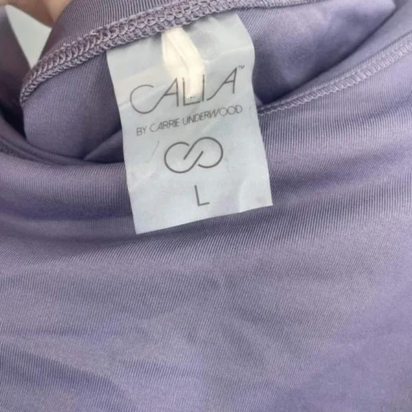 CALIA by Carrie Underwood Women's‎ Long Sleeve Elastic V Back Top Purple Large - Image 6